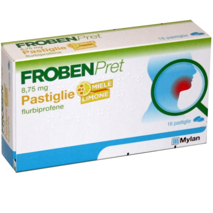 FROBENPRET*16 pastiglie 8,75 mg limone miele