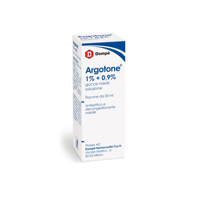 ARGOTONE gocce rinologiche  20 ml 1% + 0,9%