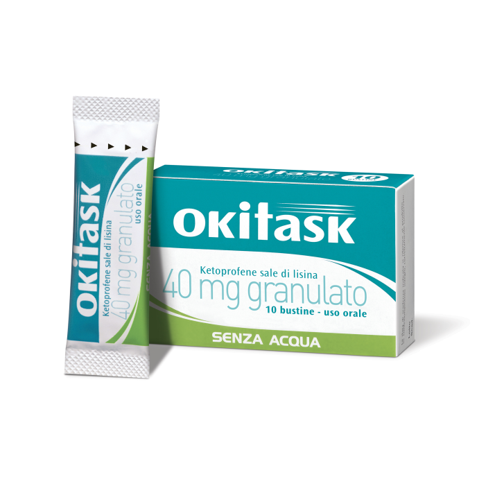 OKITASK orale granulare 10 bustine 40 mg