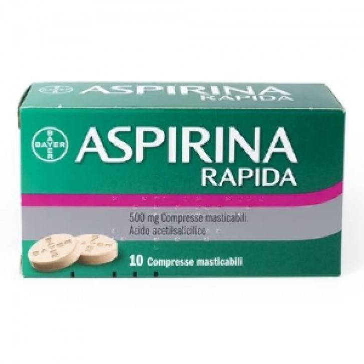 ASPIRINA RAPIDA*10 cpr mast 500 mg