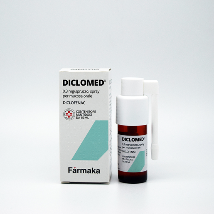 DICLOMED*spray 15 ml 0,3 mg/dose