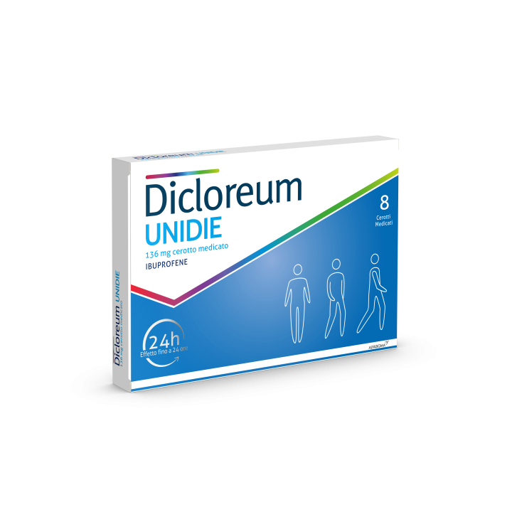 DICLOREUM UNIDIE*8 cerotti medicati 136 mg