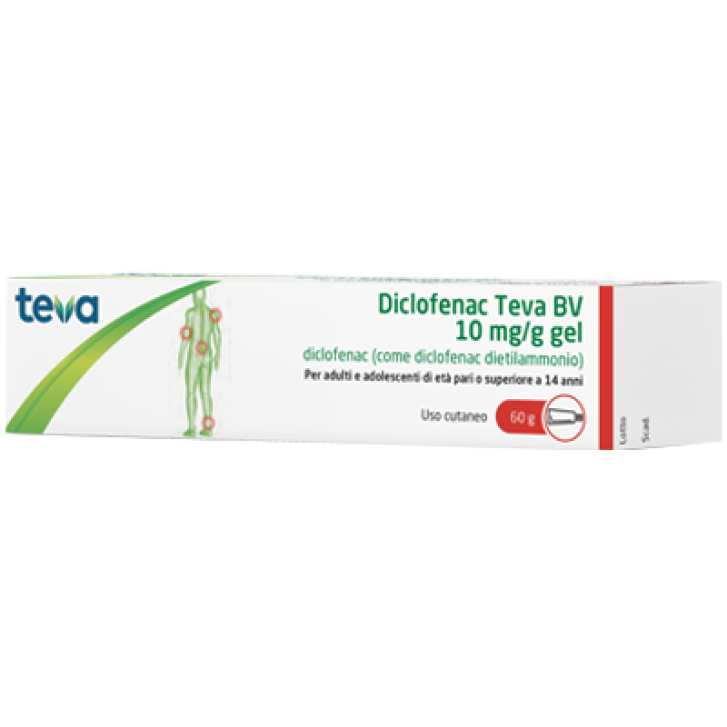 DICLOFENAC (TEVA B.V.)*gel derm 60 g 10 mg/g