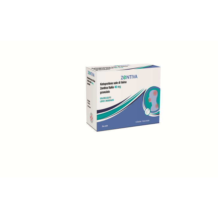 KETOPROFENE SALE DI LISINA (ZENTIVA ITALIA)*orale grat 12 bust 40 mg