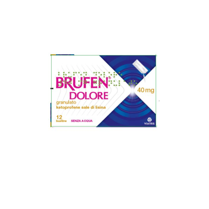 BRUFEN DOLORE orale granulare 12 bustine 40 mg