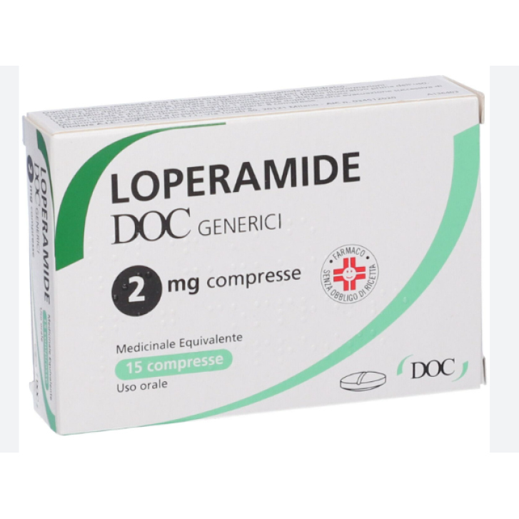 LOPERAMIDE (DOC GENERICI)*15 cpr 2 mg
