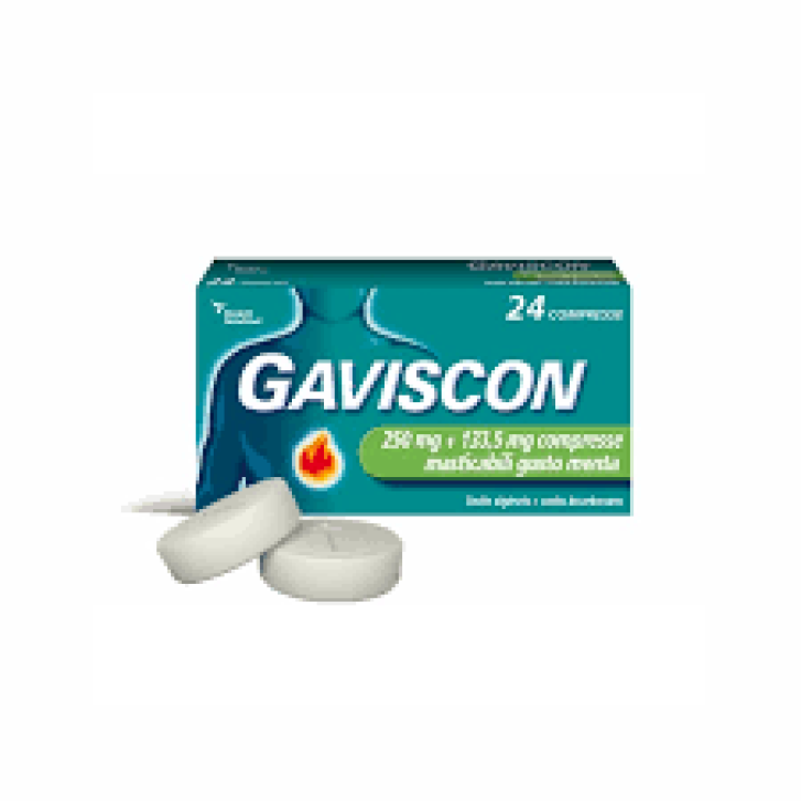 GAVISCON*48CPR MENT 250+133,5MG