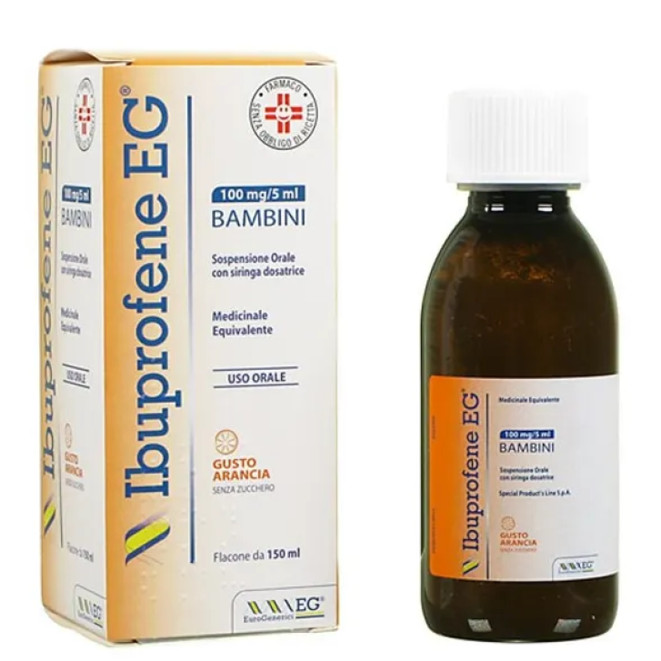 IBUPROFENE EG*FL 150ML ARANCIA